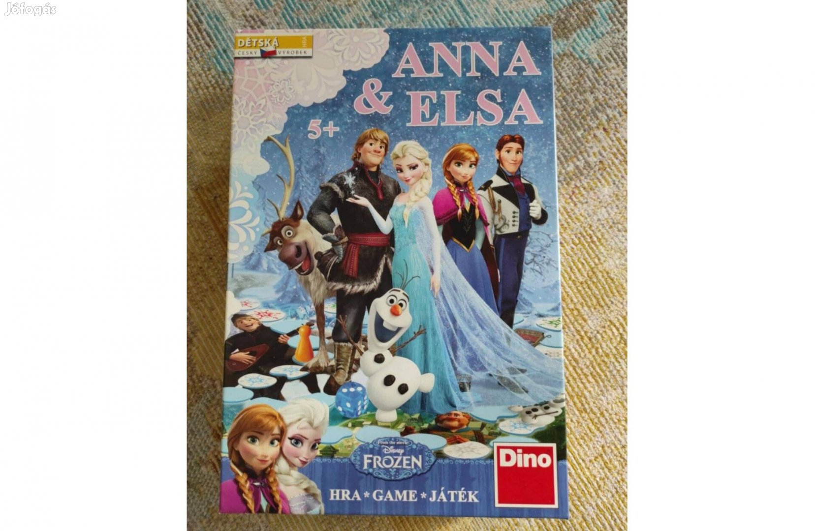 Jégvarázs Anna és Elsa társasjáték 5+