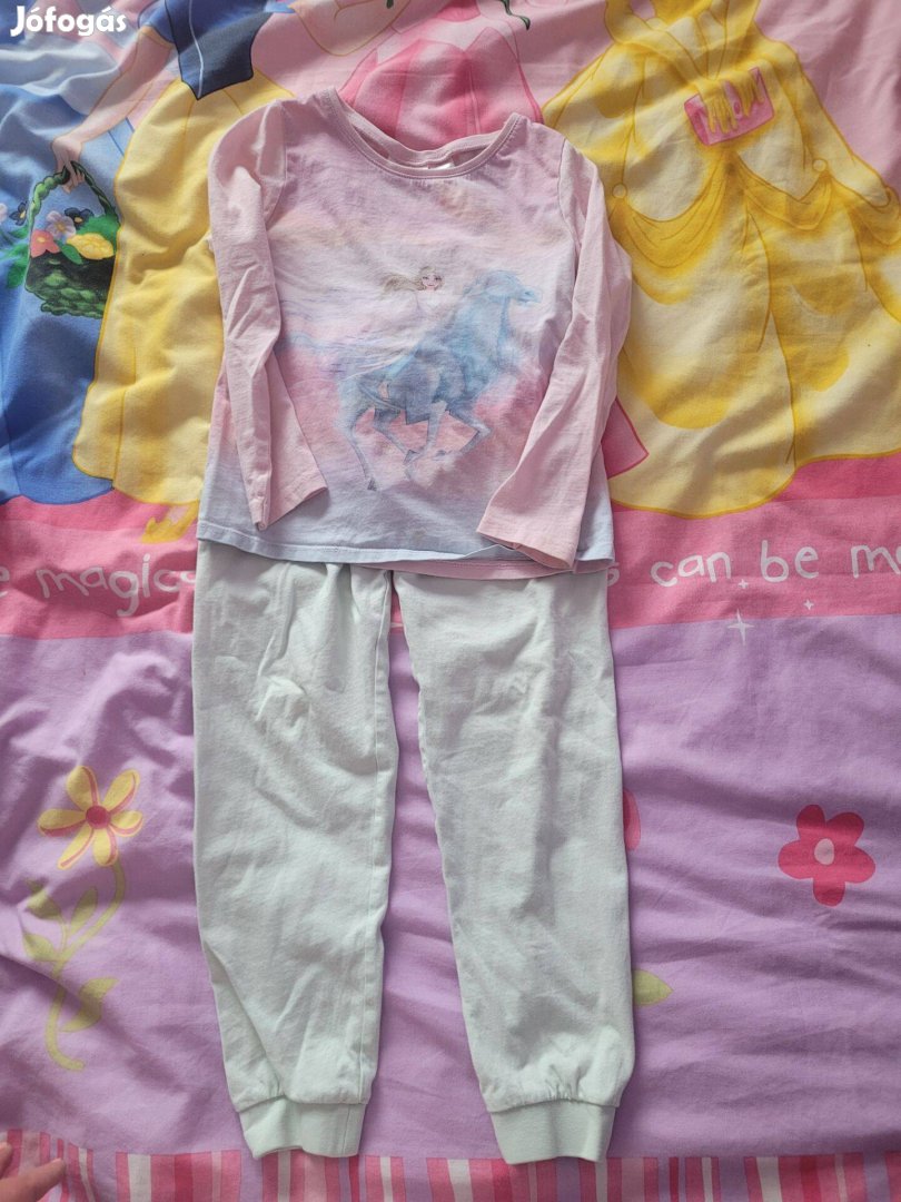 Jégvarázs,Froezen csomag melegítő szett 110/116 pizsama pizsoma