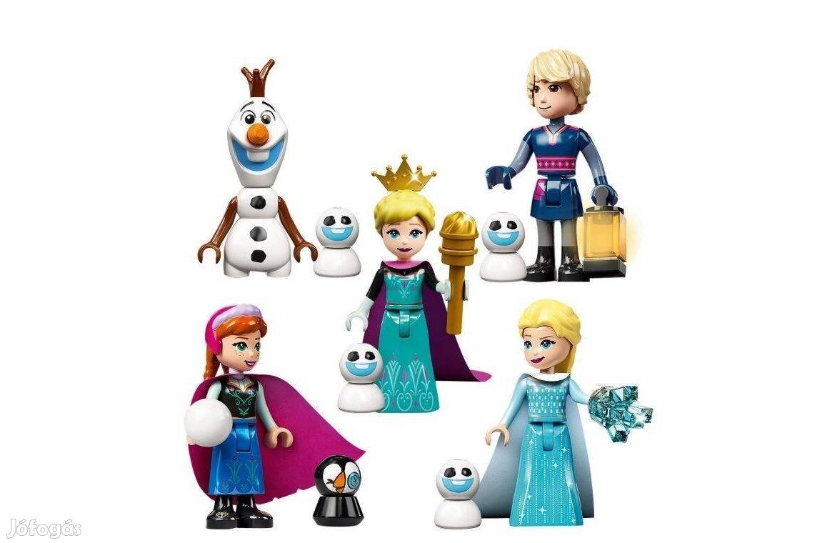 Jégvarázs/Frozen 5 darabos építhető figura