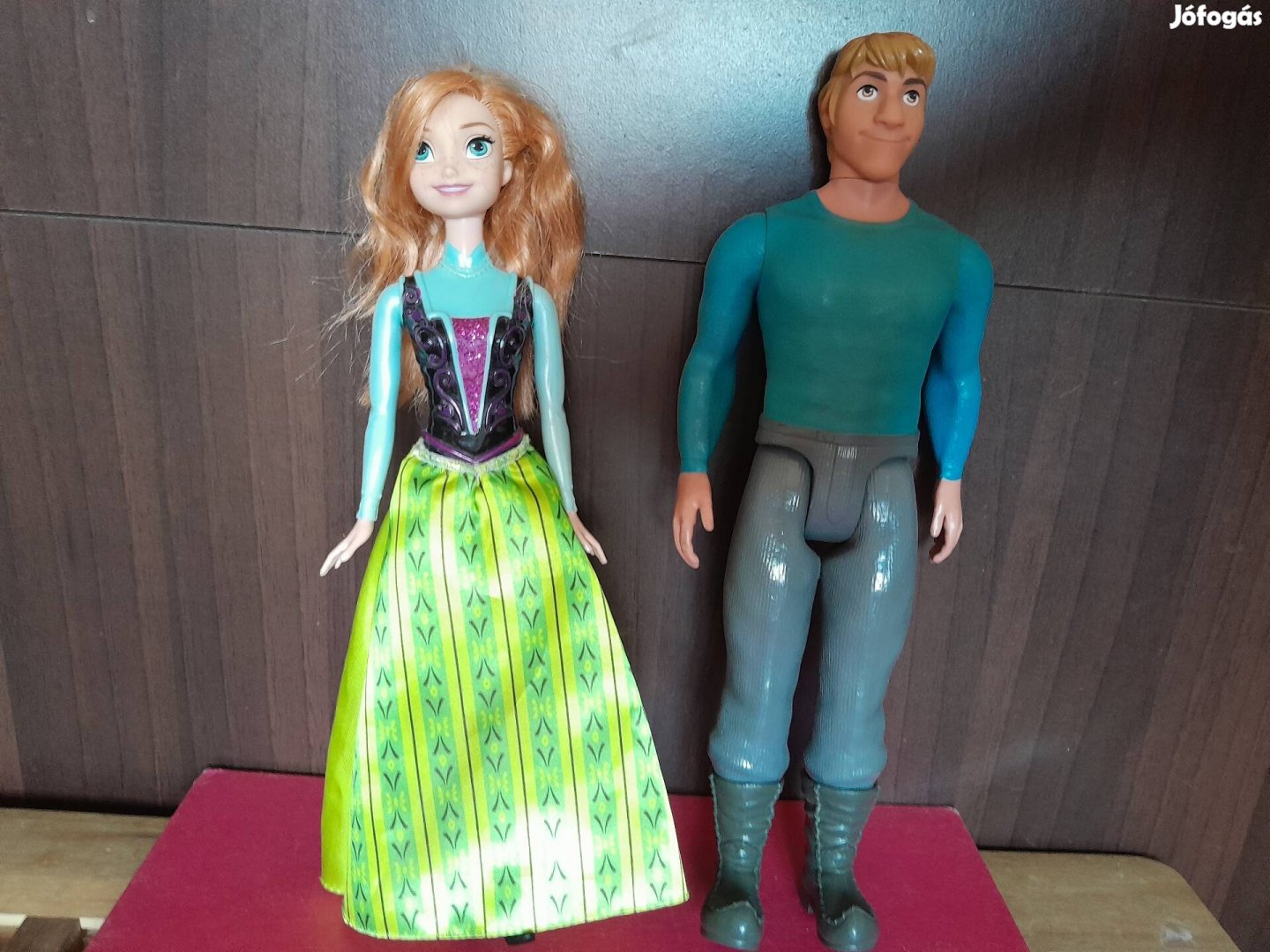 Jégvarázs barbie babák Anna baba és Kristoff baba együtt 