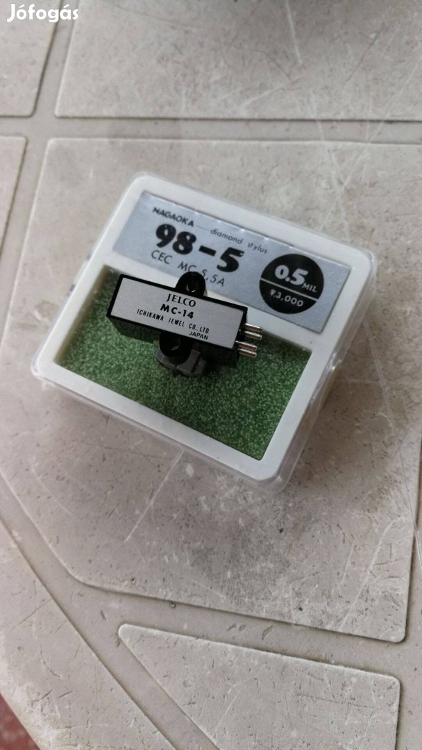 Jelco MC-14 Hangszedő Nagaoka Japánban gyártott új tűvel