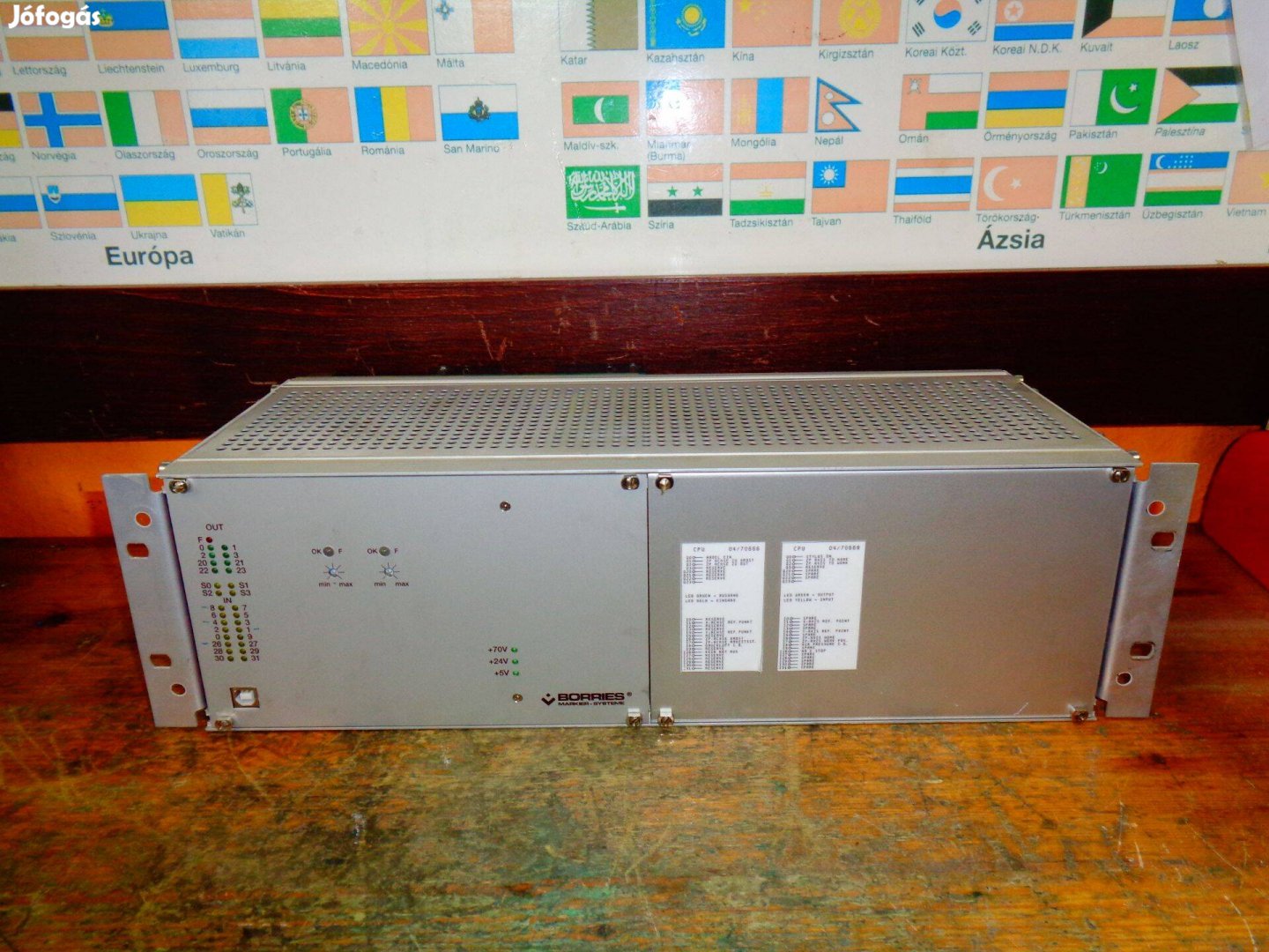 Jelölőrendszer vezérlő modul cpu egység Borries 6179