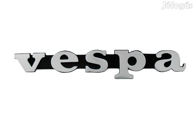 Jelvény Vespa króm / fekete