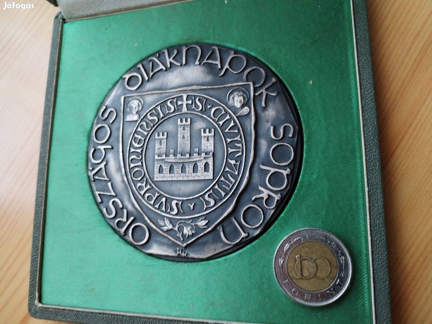 Jelzett Renner Károly plakett Soproni Országos Diáknapok