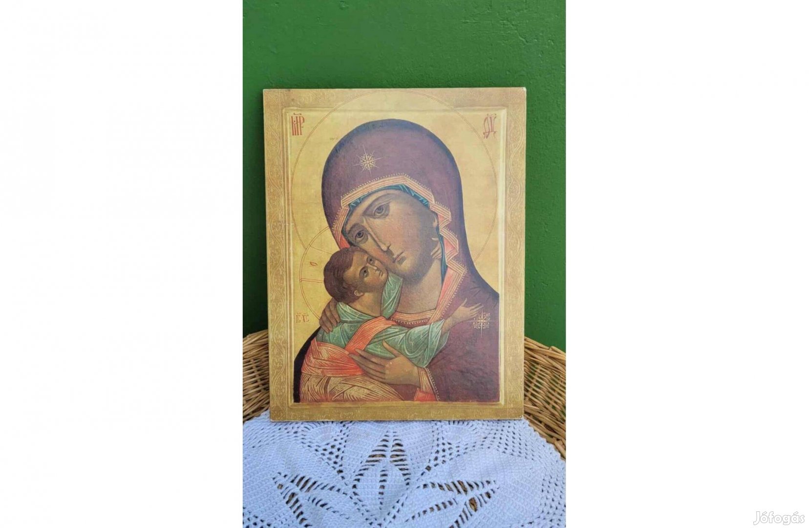 Jelzett falapos ikon kép másolat 1975-ből