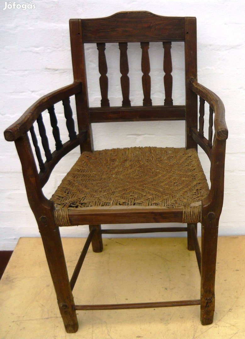 Jelzett gondolkodó szék, 1896