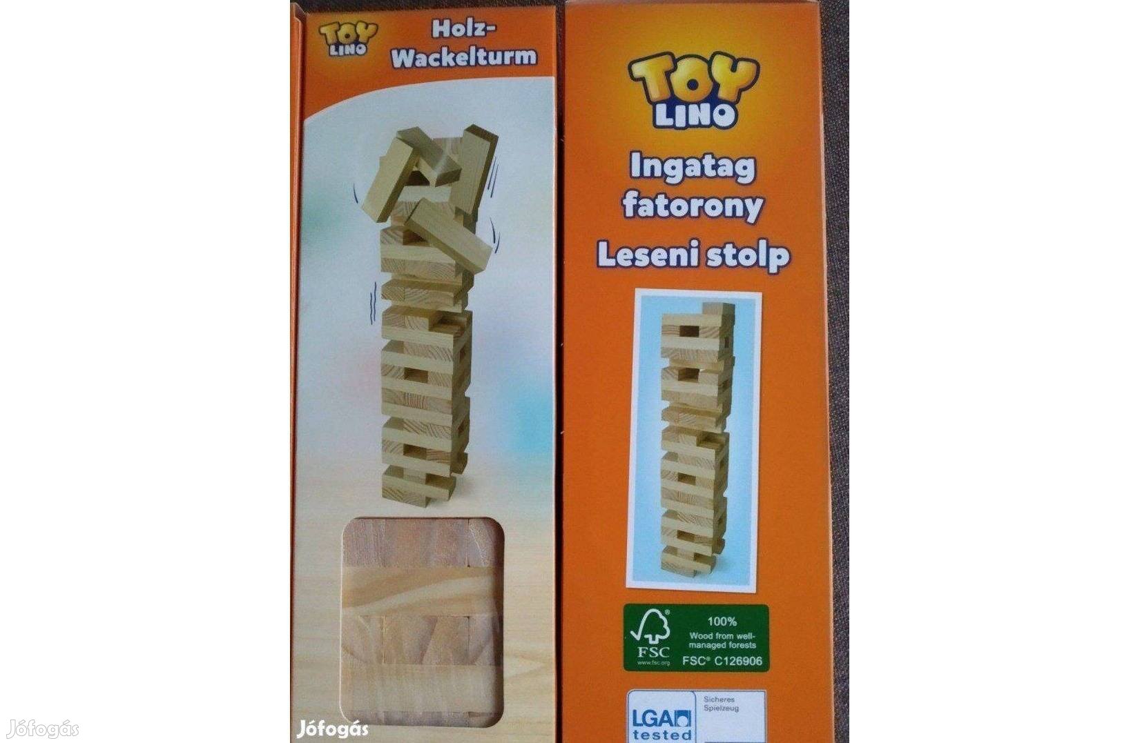 Jenga -( Eichhorn )Fa Torony (57db-os) Új bontatlan