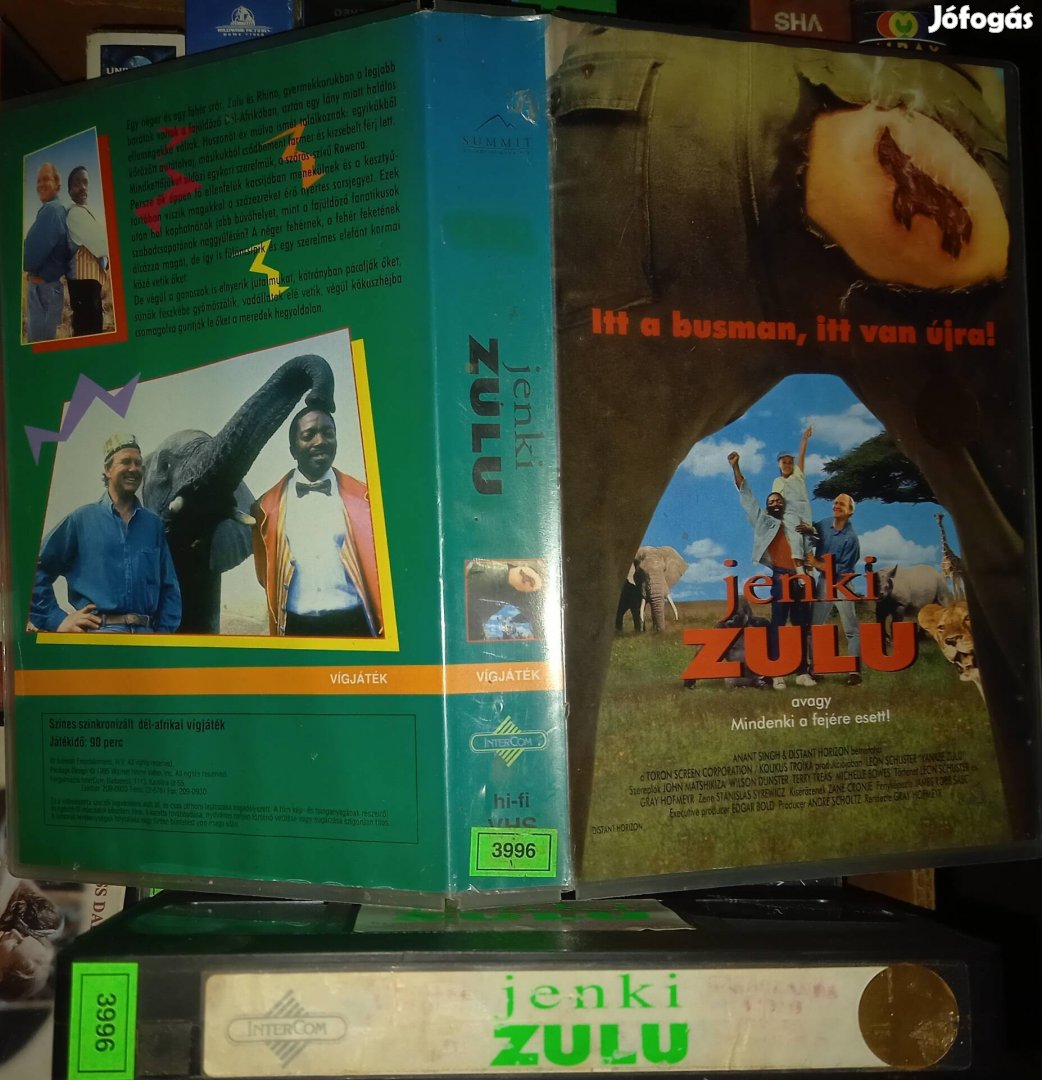 Jenki Zulu - vígjáték vhs - Leon Schuster