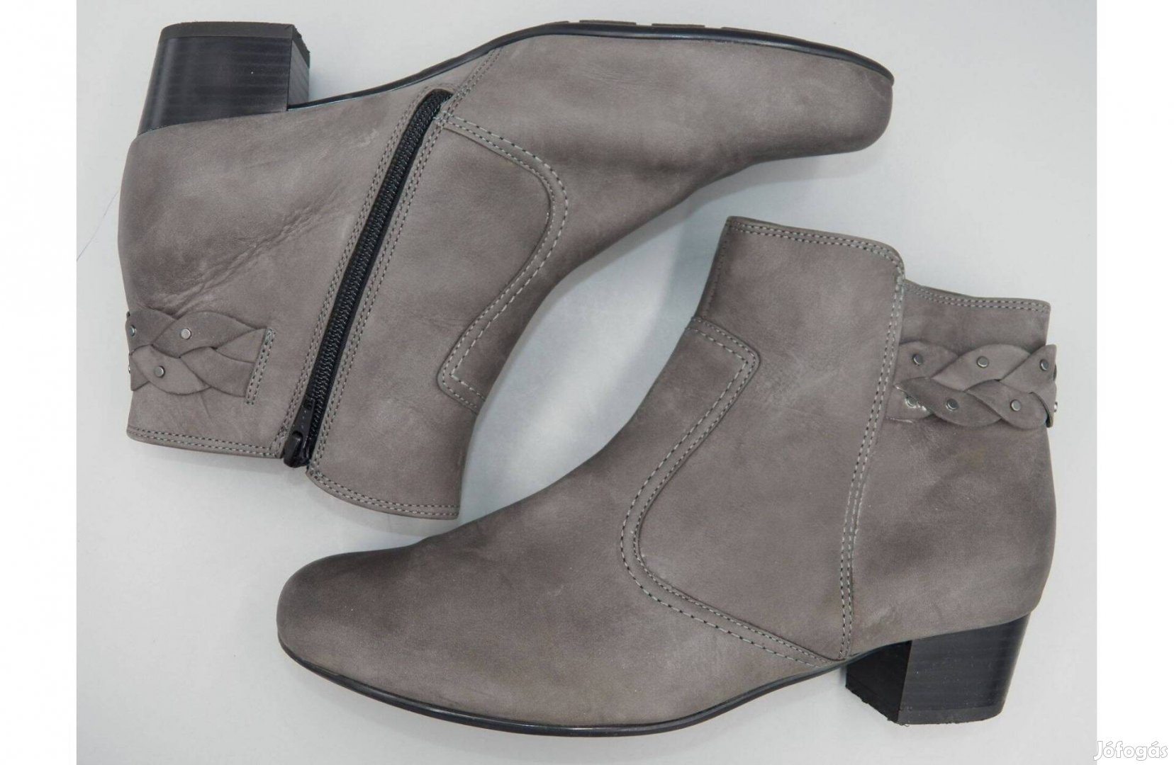 Jenny by Ara bőr bokacsizma, 41,5 -ös Szélesebb fazonú