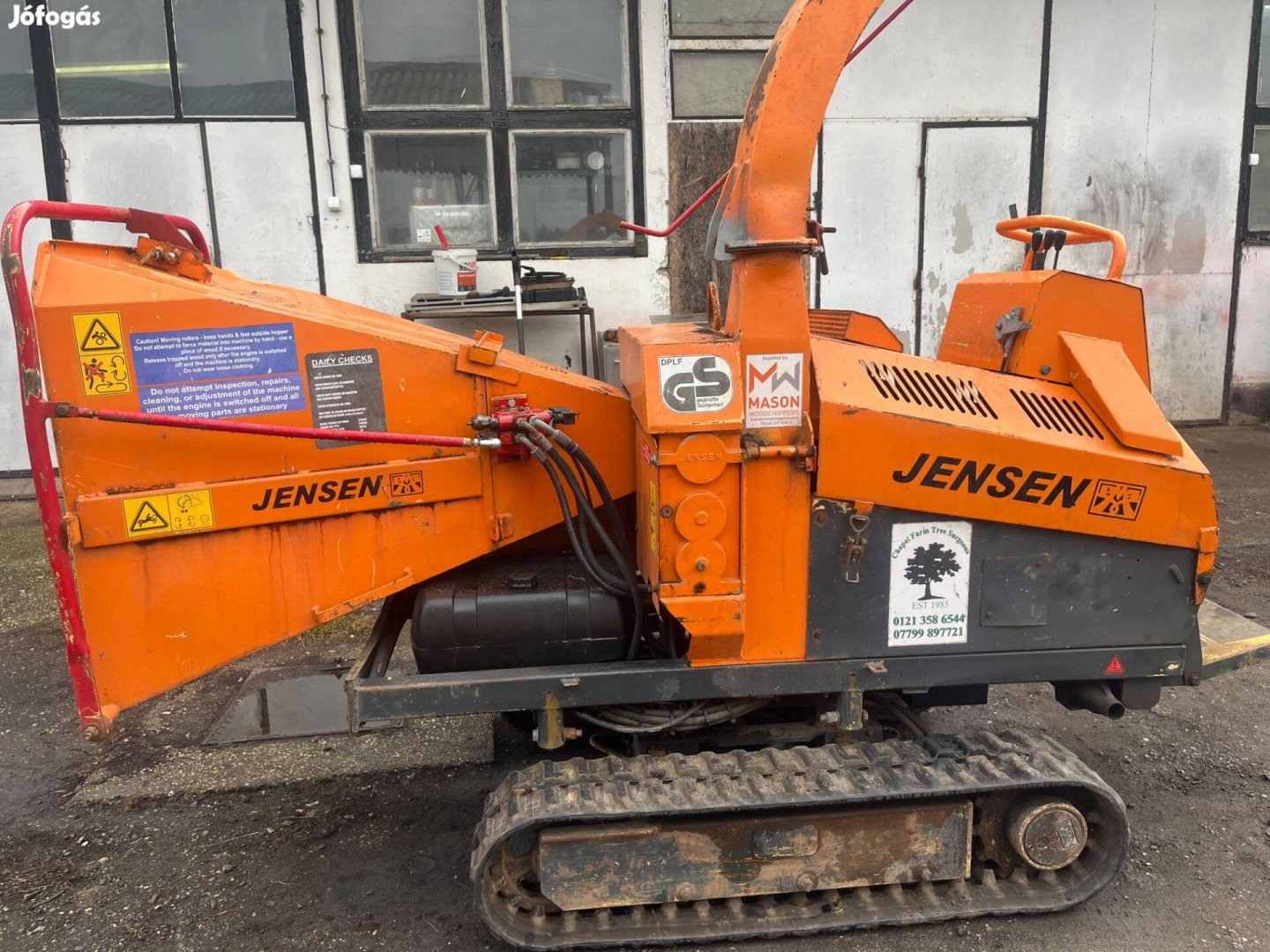 Jensen A530T Faaprítógép Ágdaráló Ágaprító Gallydaráló