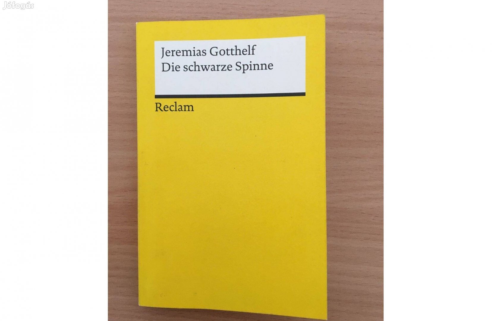 Jeremias Gotthelf: Die schwarze Spinne (német zsebkönyv)