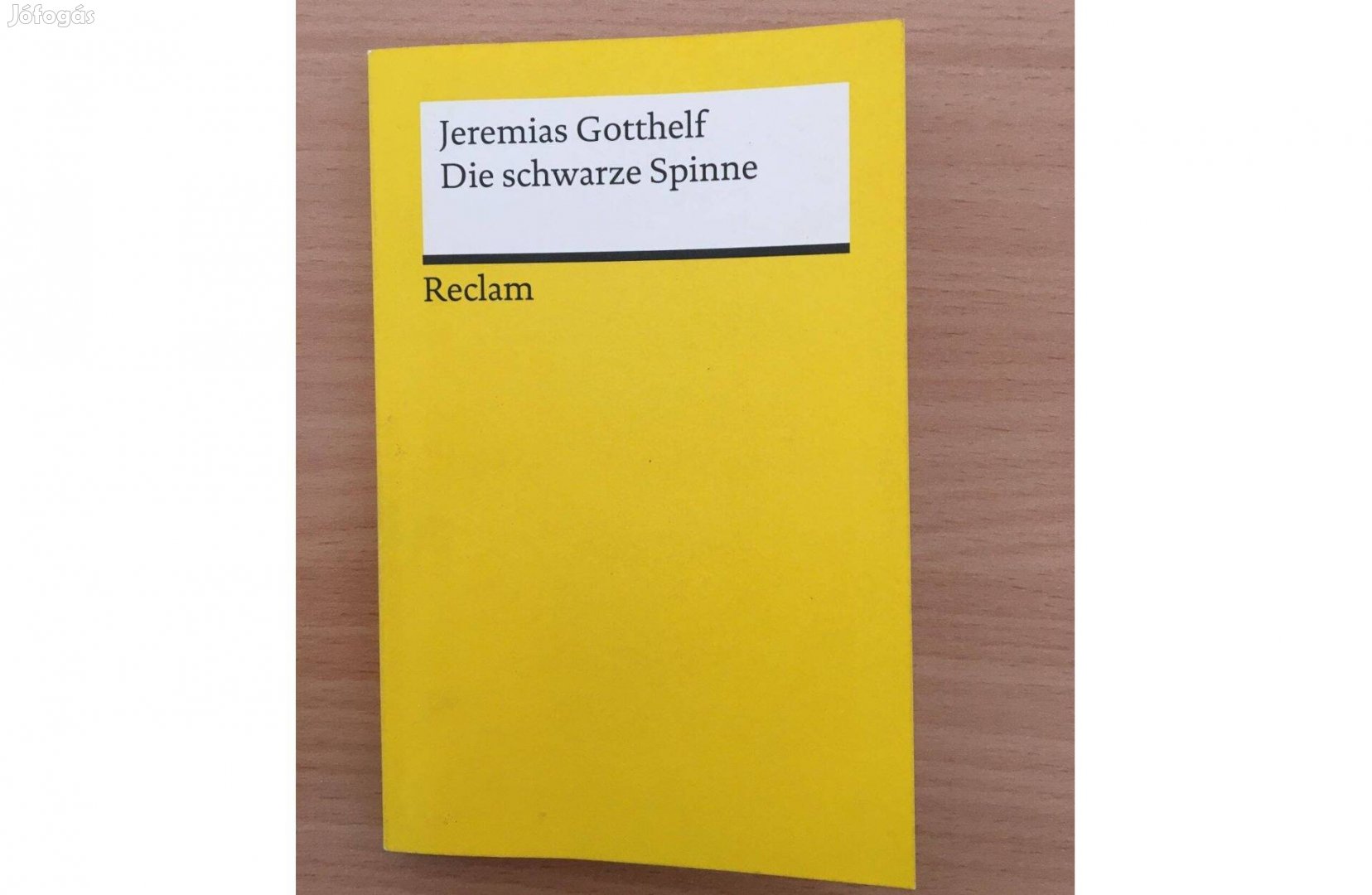 Jeremias Gotthelf: Die schwarze Spinne című, német nyelvű zsebkönyv