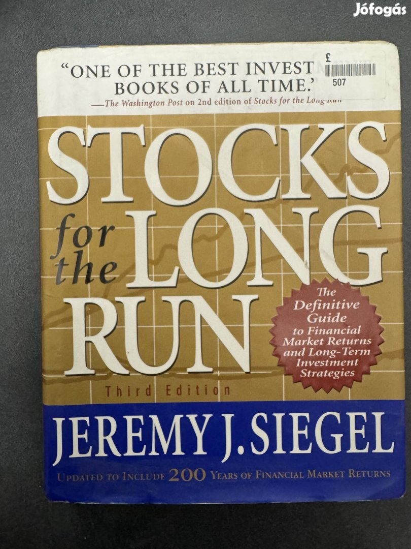 Jeremy J. Siegel Stocks for the Long Run angol nyelven