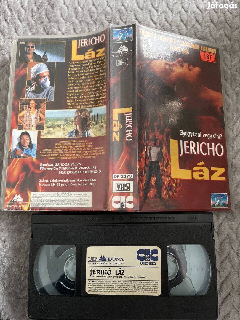 Jericho láz vhs kistok akció