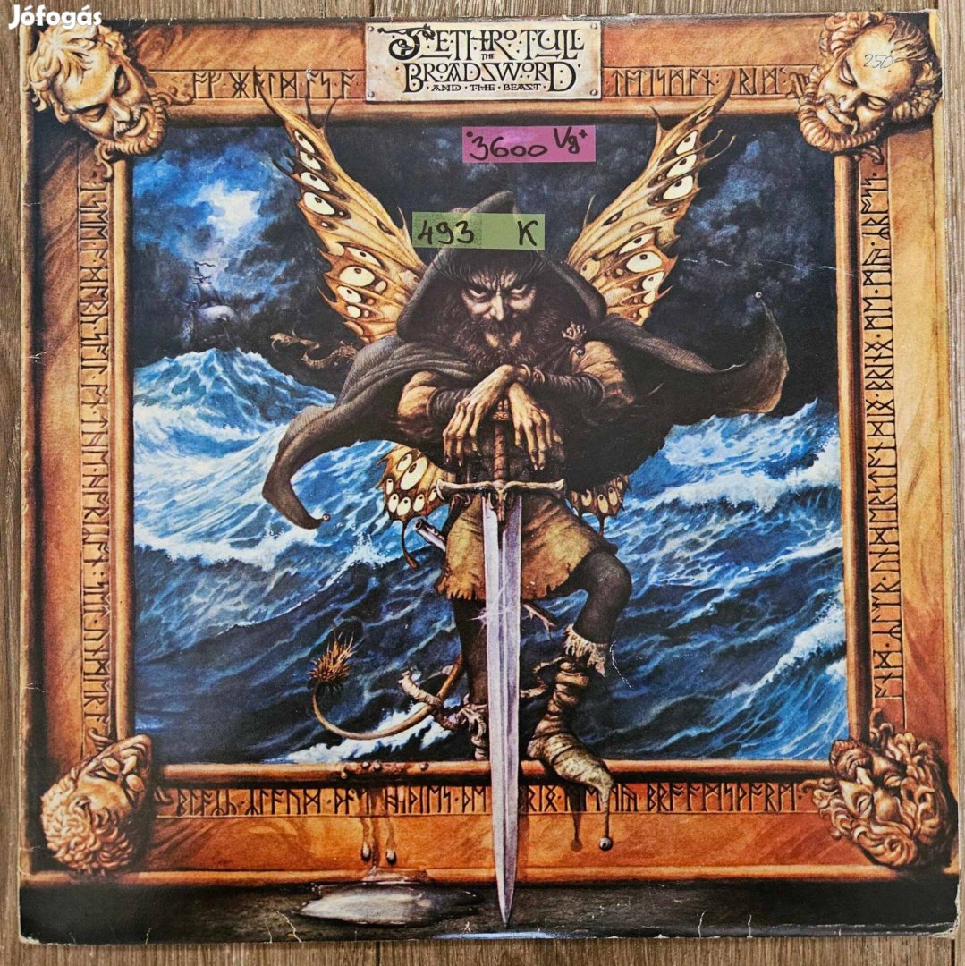 Jethro Tull The Broadsword And The Beast bakelit lemez, hanglemez LP