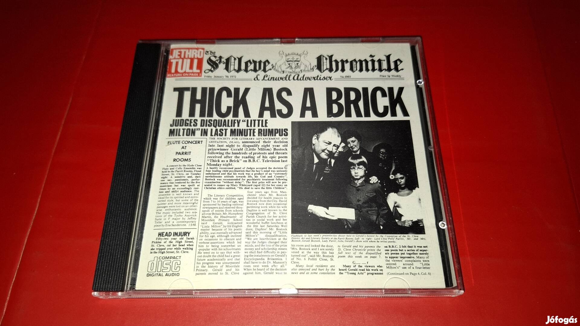 Jethro Tull Thick as a brick Cd Italy