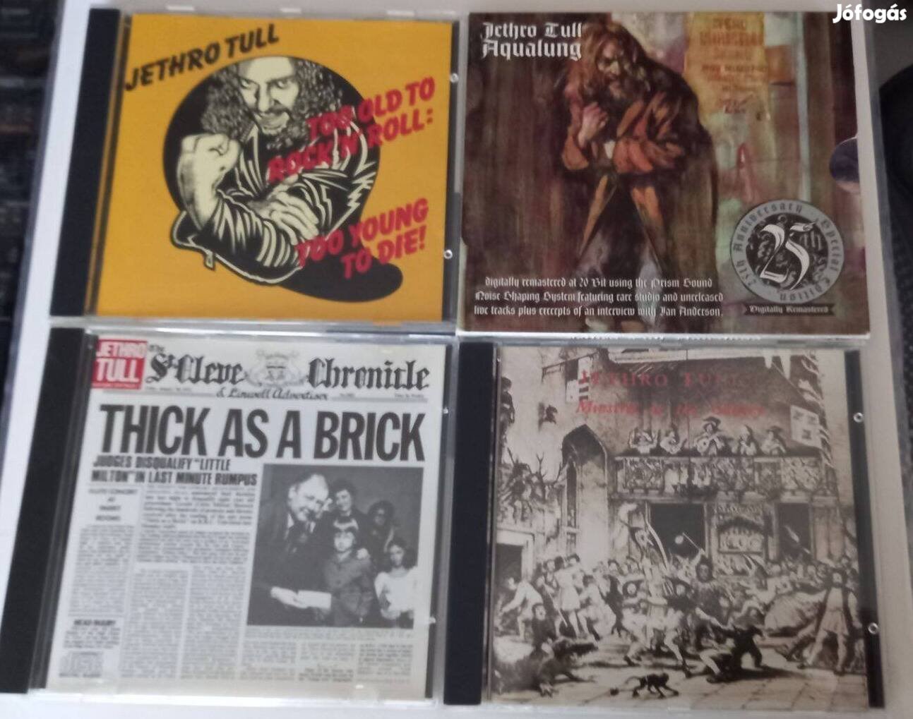 Jethro Tull cd-k újszerű állapotban!