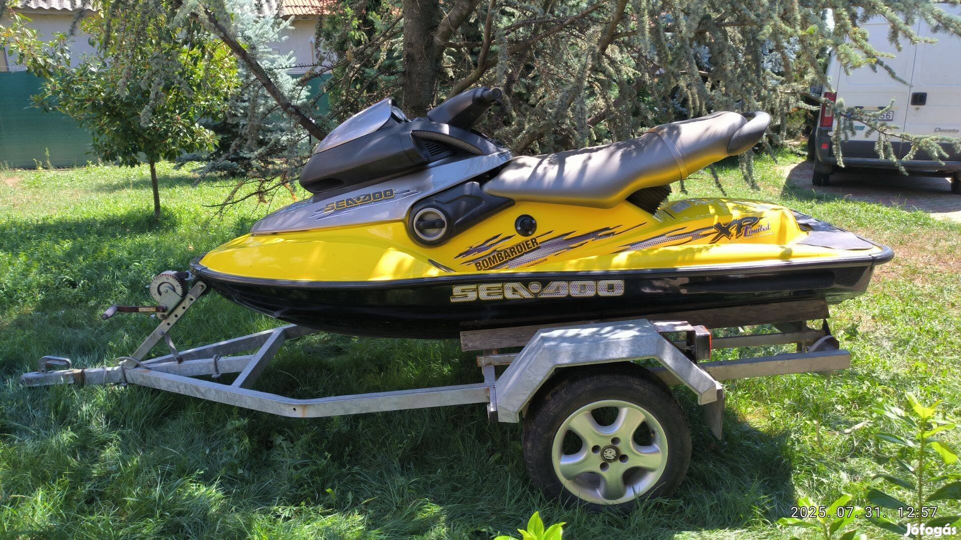 Jetski utánfutó