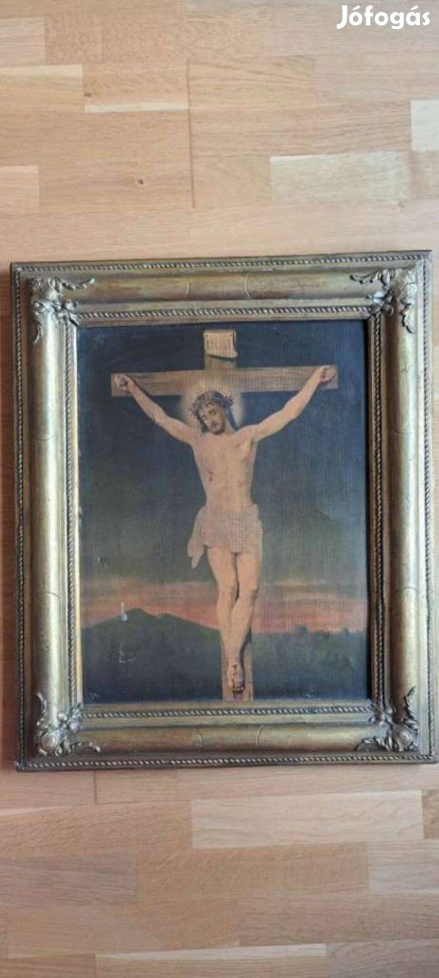 Jézus a kereszten lenyomat