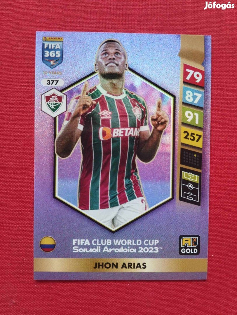 Jhon Arias (Fluminense) FIFA 365 2025 World Cup 2023 focis kártya