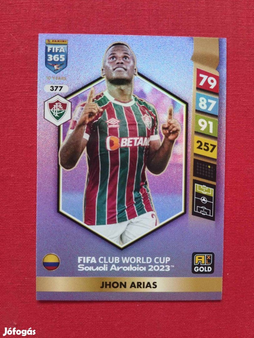 Jhon Arias (Fluminense) FIFA 365 2025 World Cup 2023 focis kártya