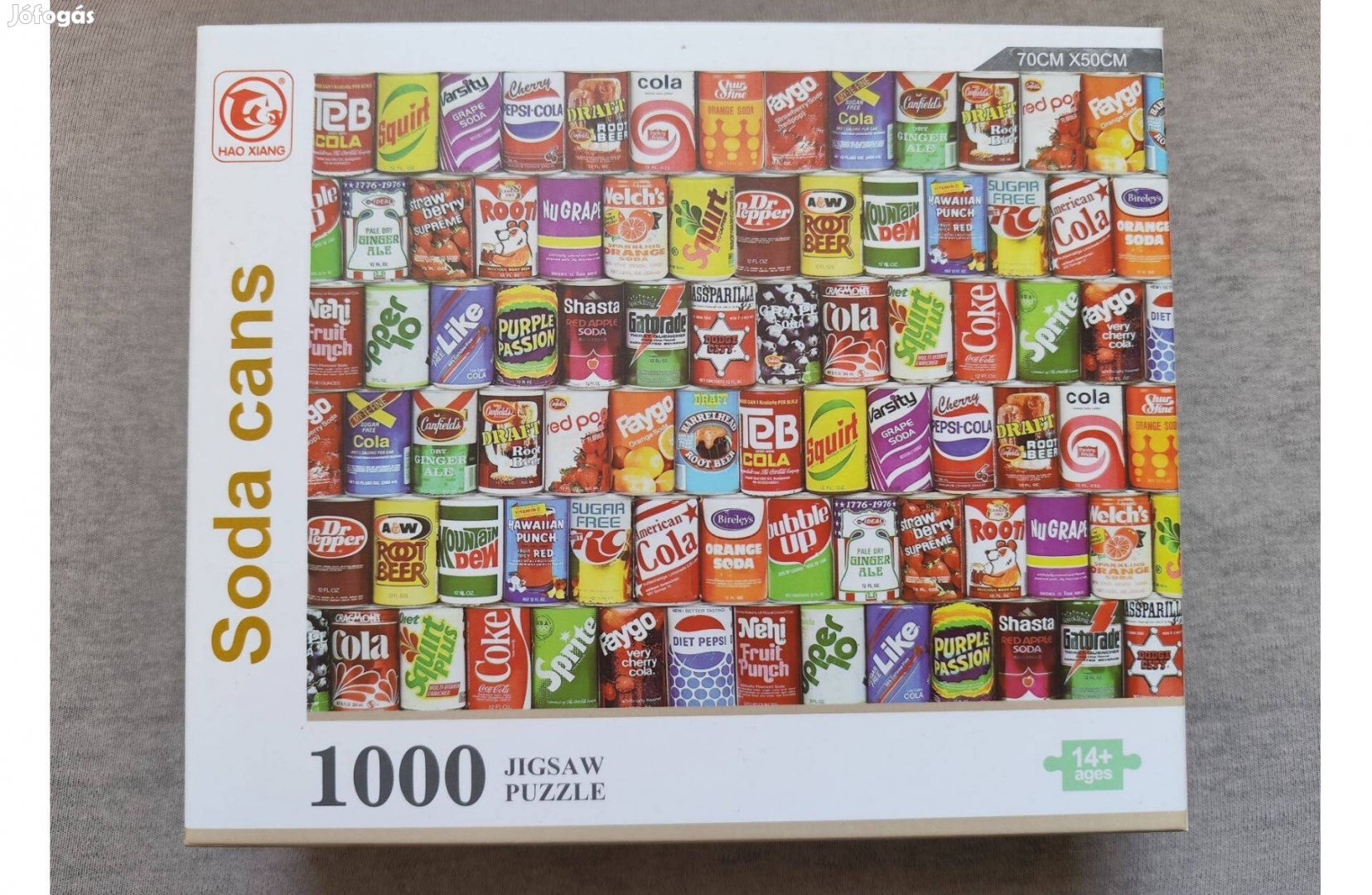 Jigsaw Puzzle - Üdítős dobozok - Soda Cans - Puzzle 1000db-os Kirakó