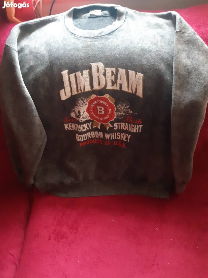 Jim Beam új pamut pulóver L es