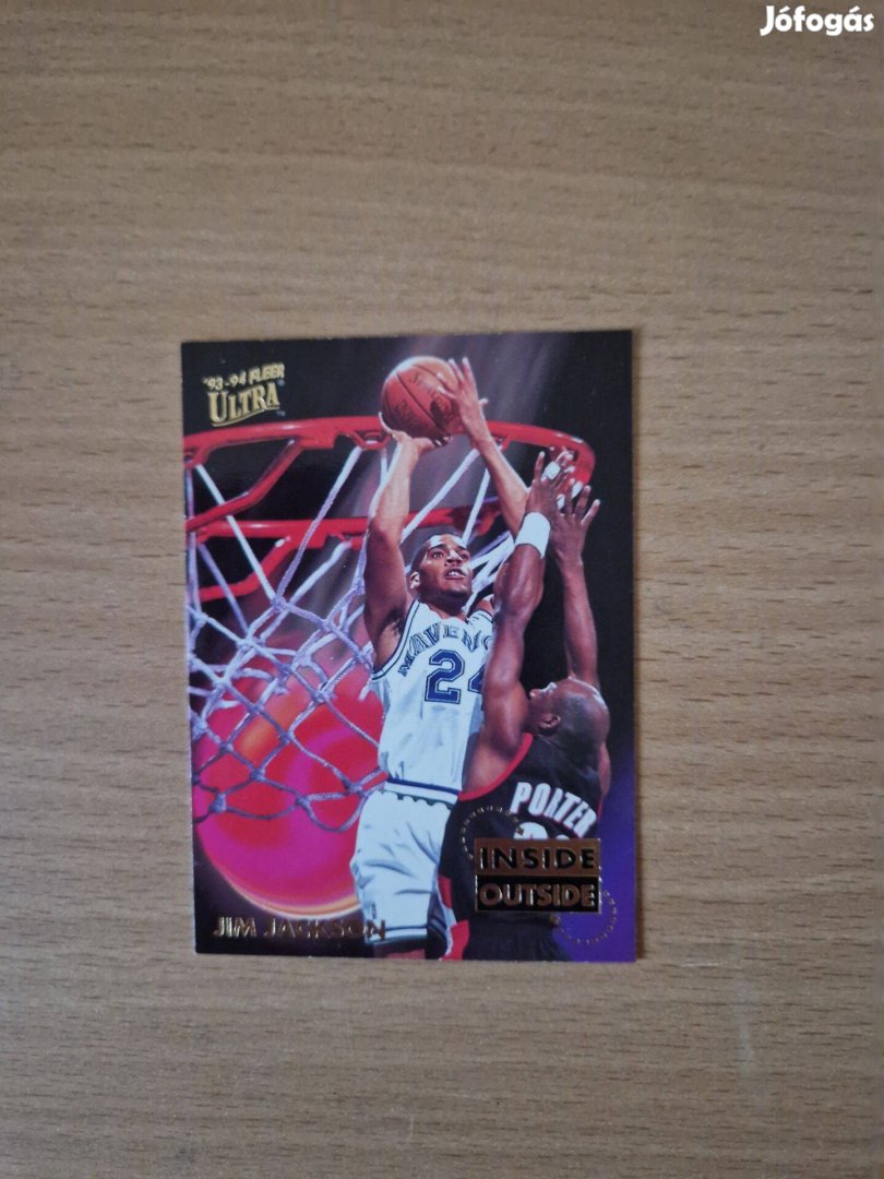 Jim Jackson Fleer 1993-94 InsideOutside 2of10 kosaras kártya