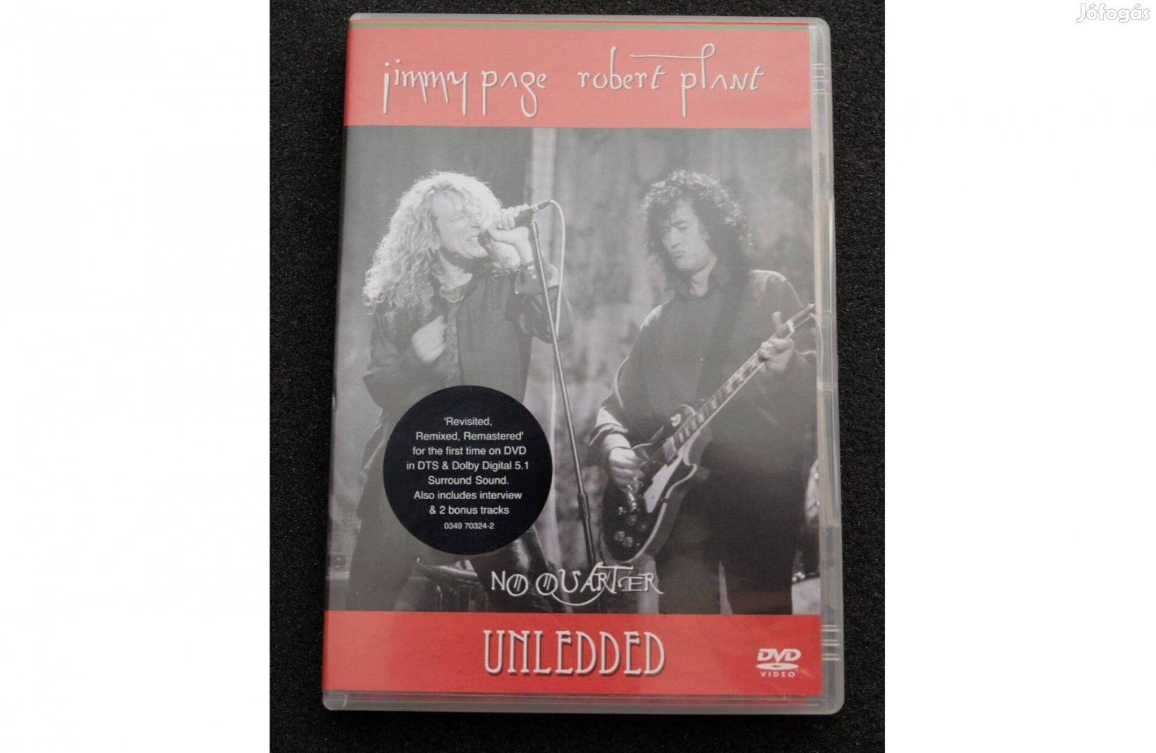 Jimmy Page & Robert Plant. DTS Dolby Digital 5.1 dvd