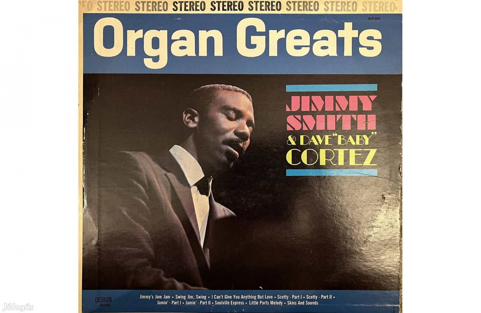 Jimmy Smith & Dave "Baby" Cortez - Organ Greats LP amerikai nyomás
