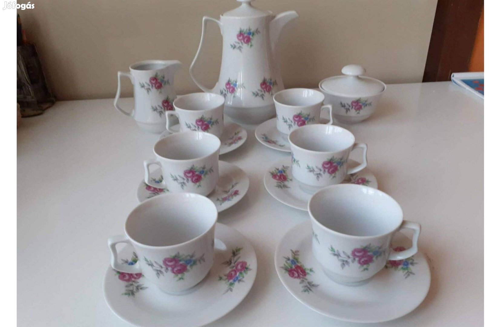 Jlmenaui kávéskészlet porcelánból,teljes szett