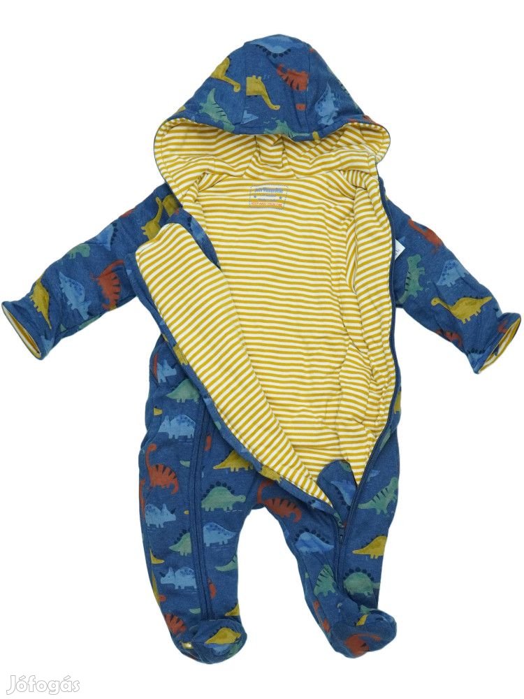 JoJo Maman Bébé Új (címke nélküli) Fiú Baby overál (Méret: 74)