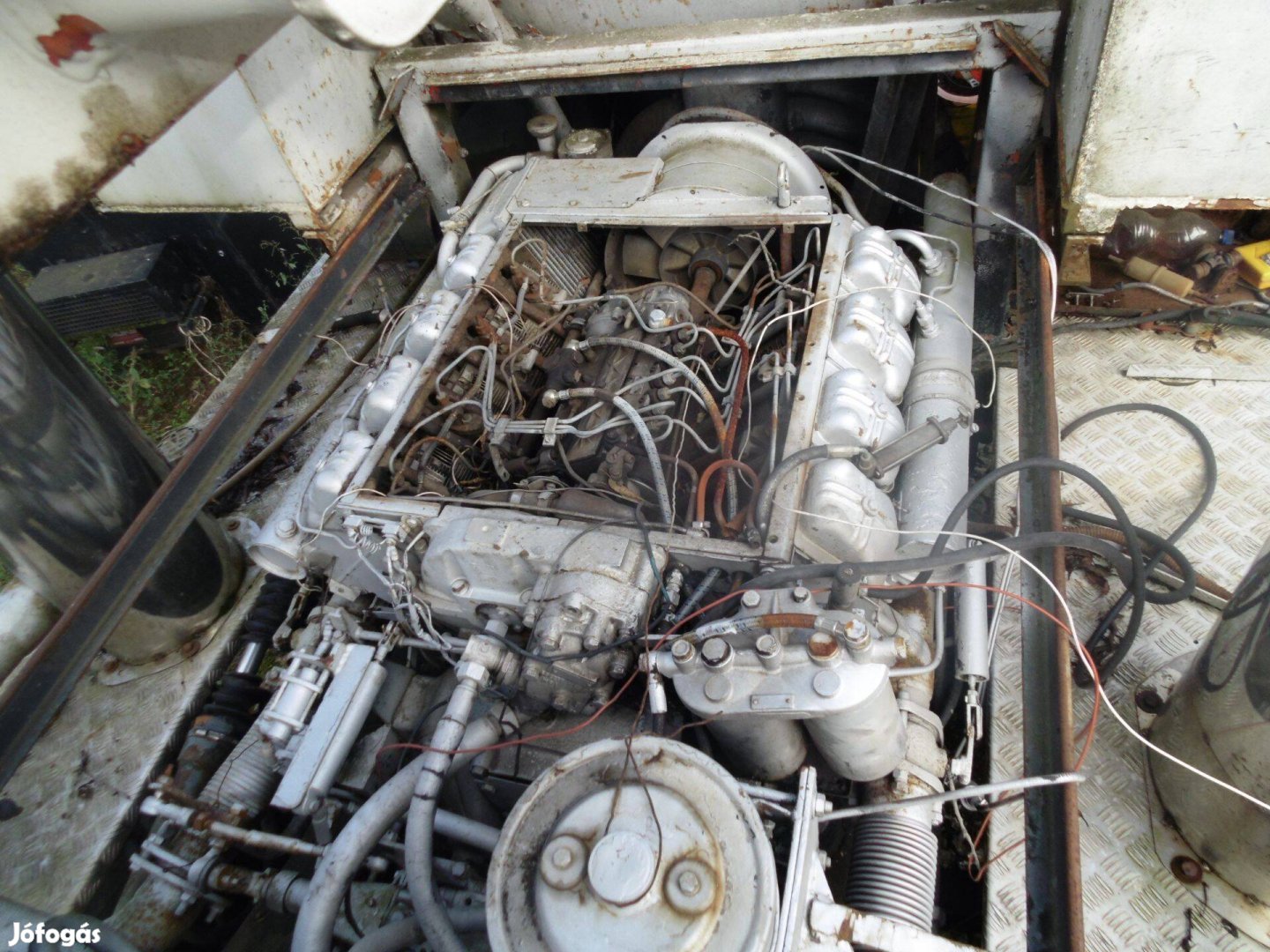 Jó Állapotú Deutz FL 8 W Motor Olajnyomá Nagyobb 3 ATm