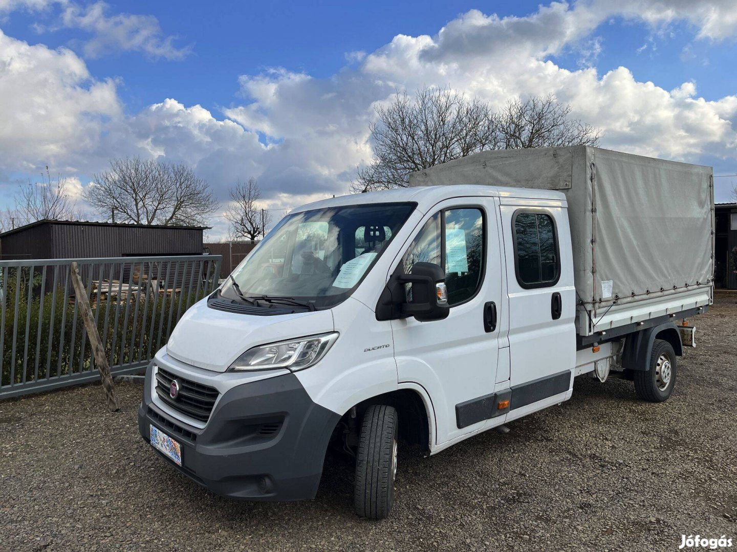 Jó állapotban lévő Fiat Ducato 7 személyes ponyvás kistg. eladó