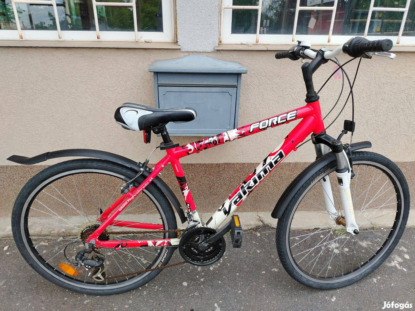 Jó állapotú Yakima Force 26" ffi aluvázas kerékpár! (118)