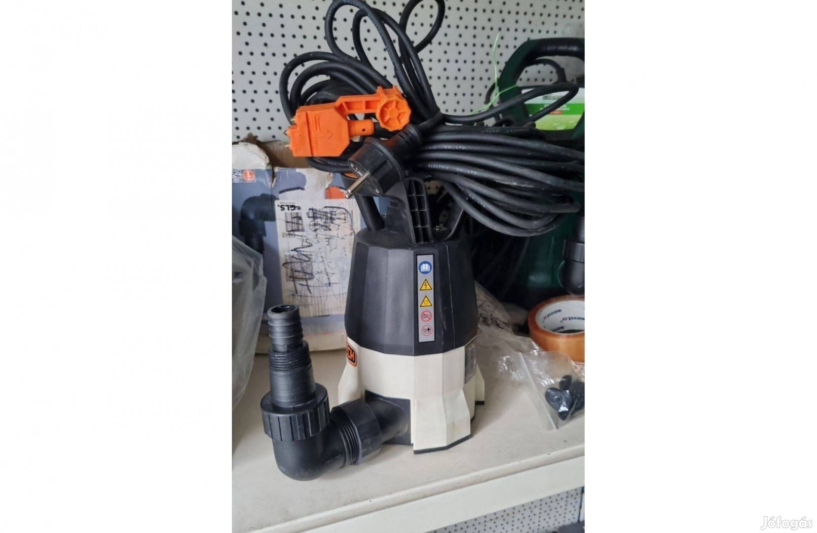 Jó állapotú, búvár lapos szivattyú túlmelegedés elleni védelemmel