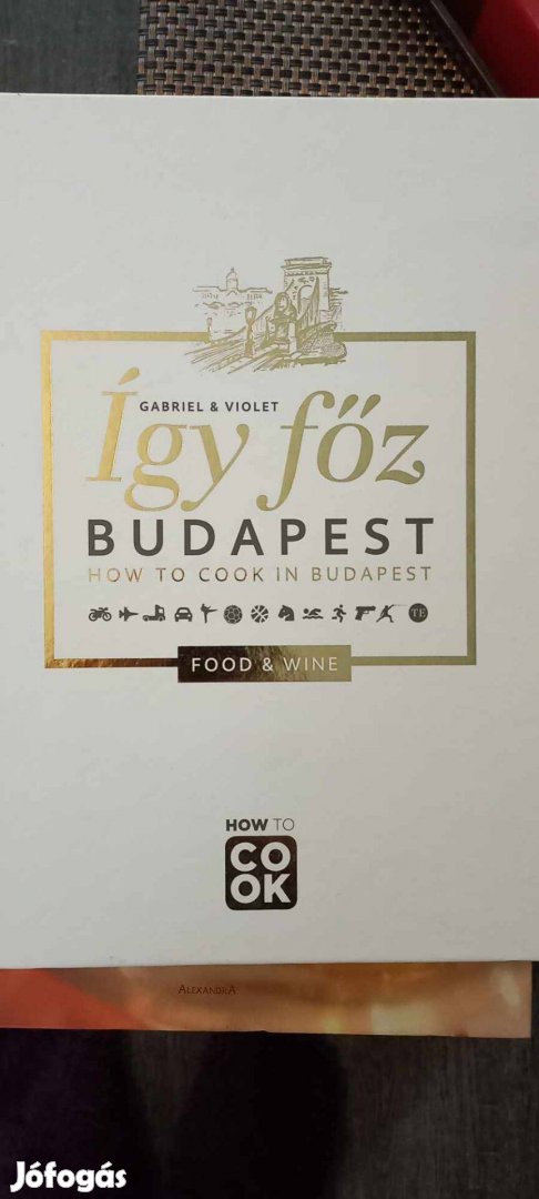 Jó állapotú gasztro könyv Így főz Budapest