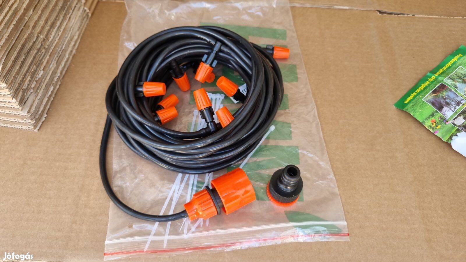 Jó áron, 10m-es csepegtető szett 10 csepegtető fejjel,