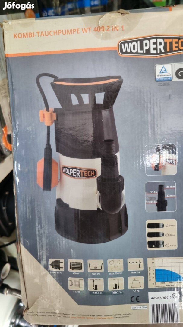 Jó áron, kombinált 2az1-ben merülő tiszta víz szennyvíz búvárszivattyú