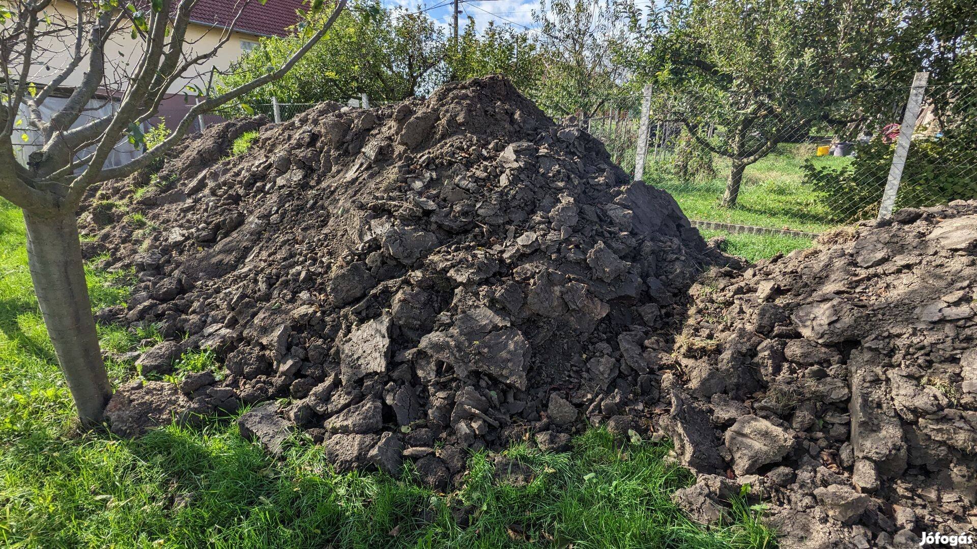 Jó minőségű fekete föld, termőföld