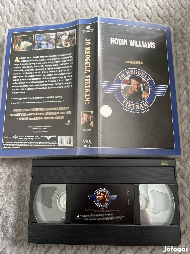 Jó reggelt Vietnam vhs kistok fekete vigjáték