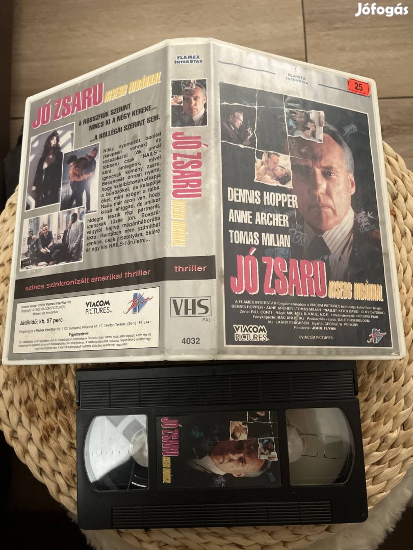 Jó zsaru kisebb hibákkal vhs