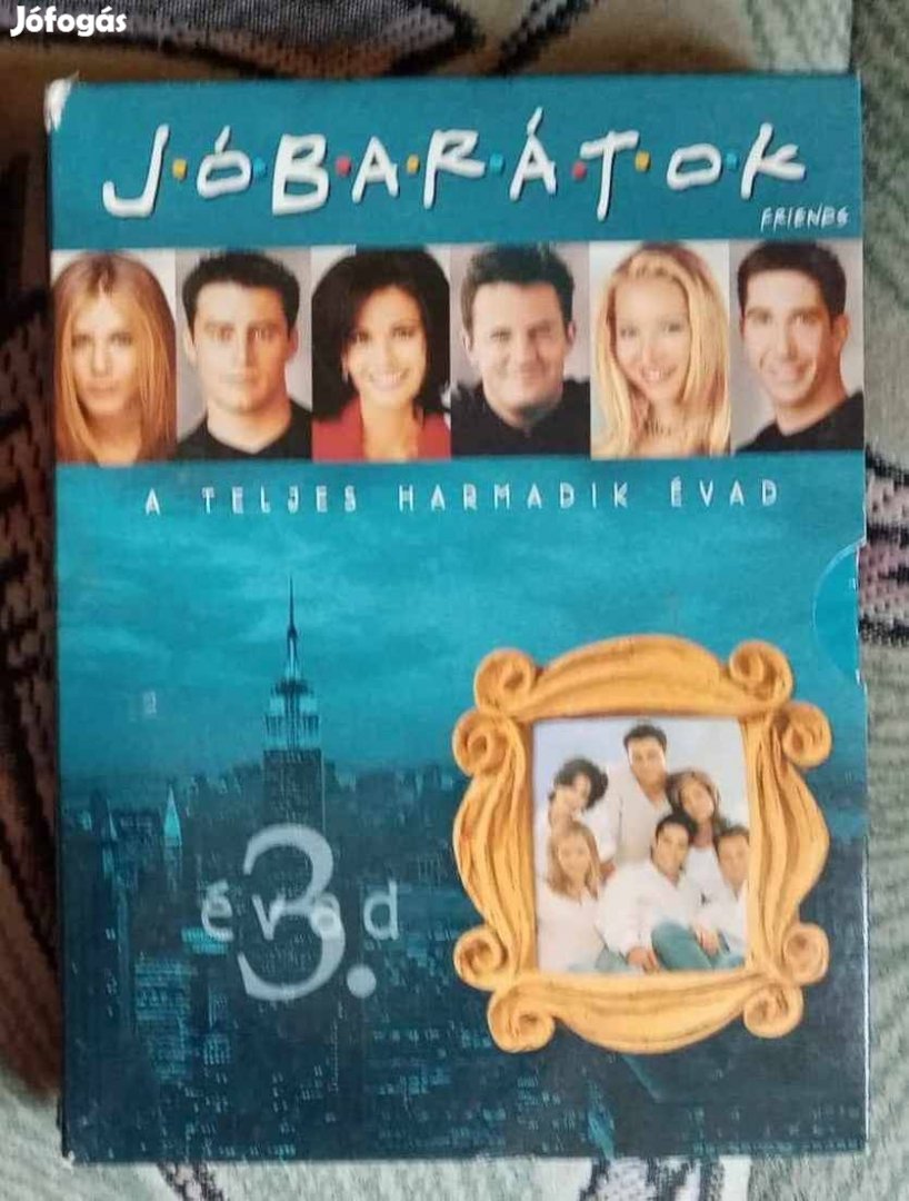 Jóbarátok A teljes harmadik évad Eredeti DVD Szinkronos