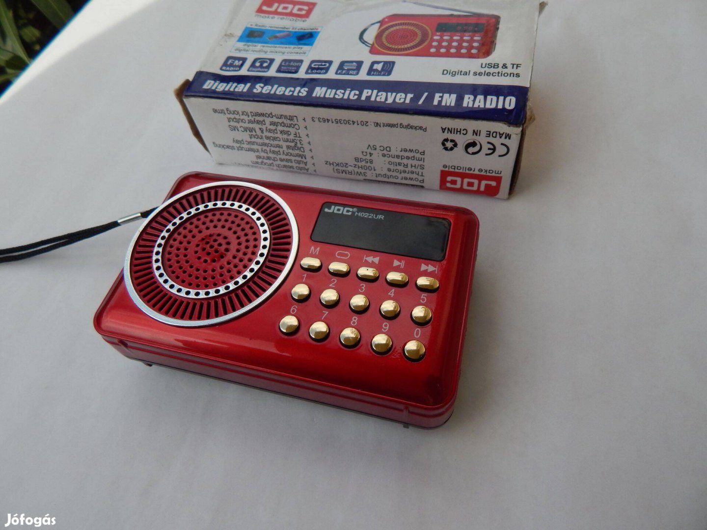 Joc H022UR Tipusú Hordozható FM Rádiós Digitális Walkman