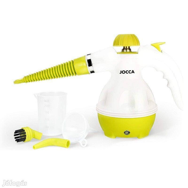 Jocca gőztisztító készülék, 5 tartozékkal, 1000W - fehér (3050)