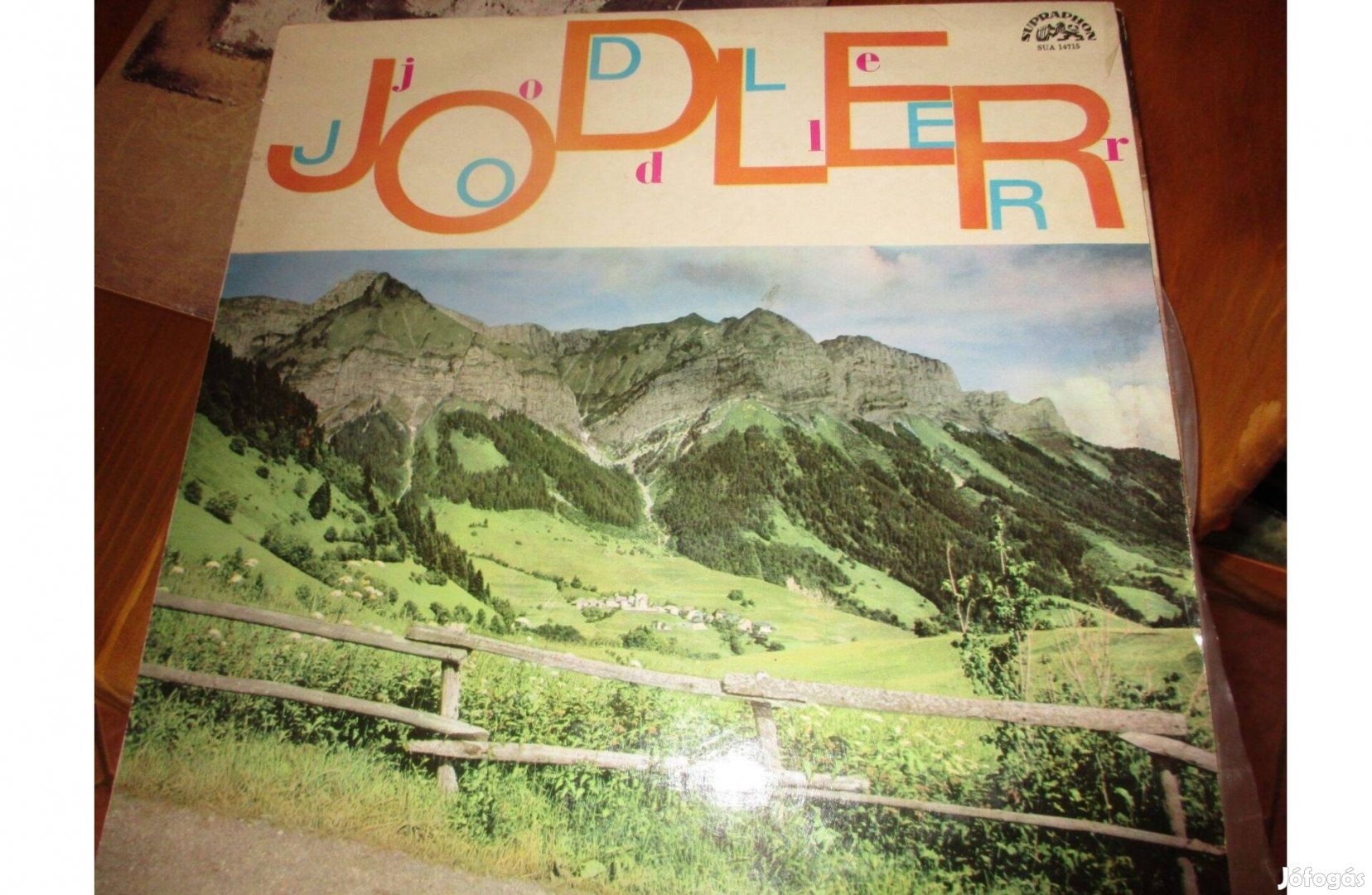 Jódli eredeti autentikus tiroli zene bakelit hanglemez eladó