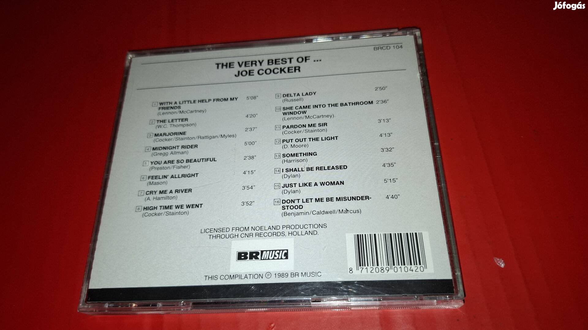 Joe Cocker The very best of Cd 1989