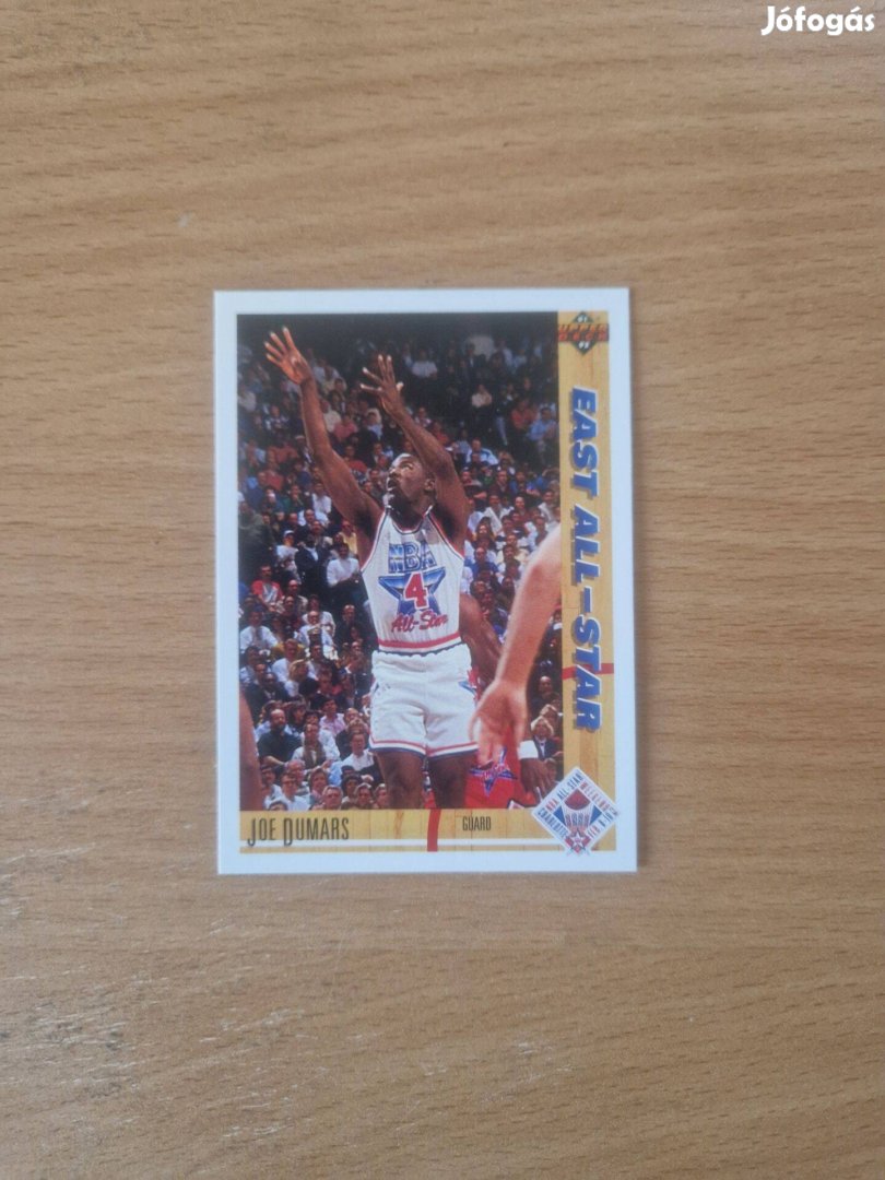 Joe Dumars Upper Deck 1991-92 East All-Star 61 kosaras