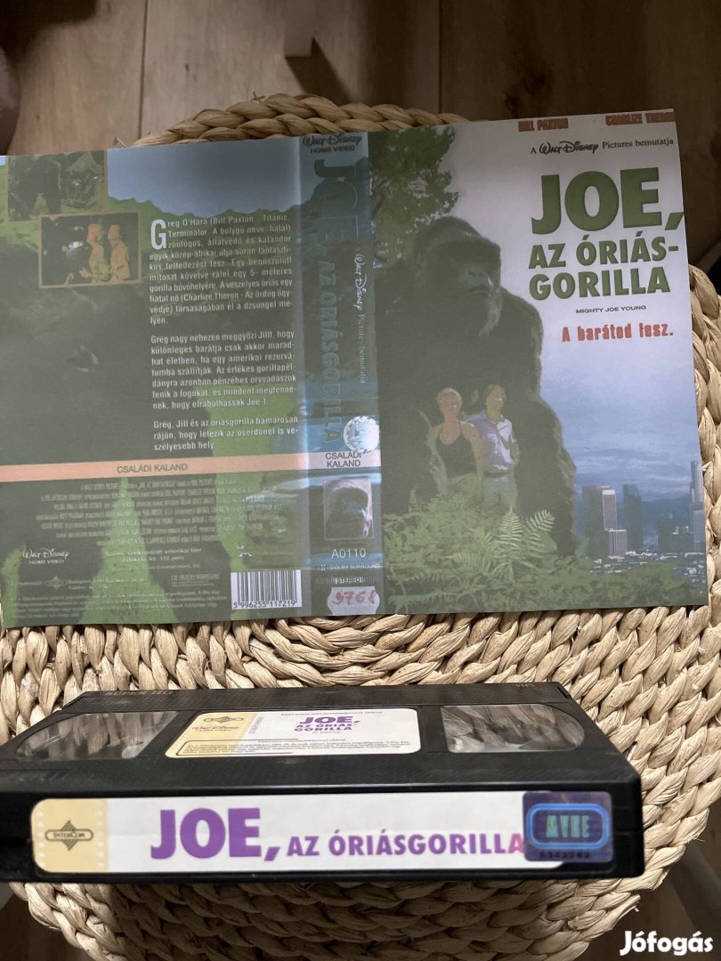 Joe az óriásgorilla vhs m