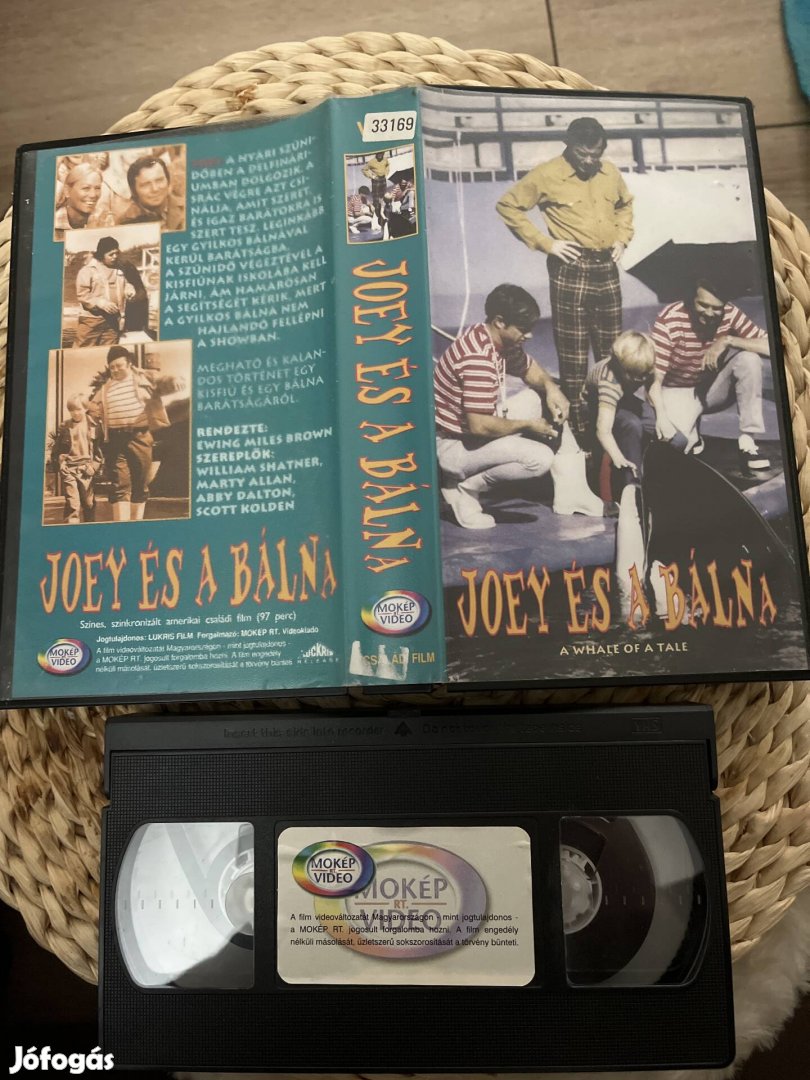 Joey és a bálna vhs